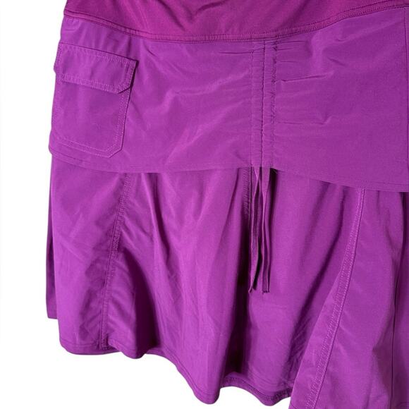 ATHLETA Women’s Sz 6 Wherever Skort Skirt in Purple / Style 29056 - Picture 5 of 7
